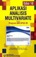 Aplikasi Analisis Multivariate dengan Program IBM SPSS 26