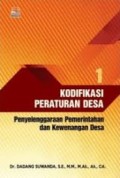 Kodifikasi peraturan desa; Pembangunan desa dan pengadaan barang dan jasa desa jilid 1.