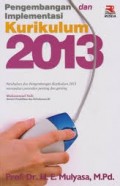 Pengembangan dan Implementasi Kurikulum 2013