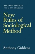 New rules of sociological method.