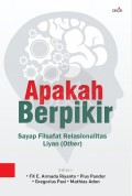 Apakah Berpikir: Sayap Filsafat Relasionalitas Liyan (Other)