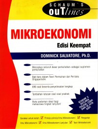 Schaum's Outlines: Teori dan Soal-Soal Mikroekonomi