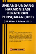 Undang-undang Harmonisasi Peraturan Perpajakan (HPP) (UU RI No. 7 Tahun 2021)