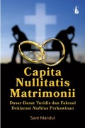 Capita Nullitatis Matrimonii: Dasar-dasar Yuridis dan Faktual Deklarasi Nullitas Perkawinan