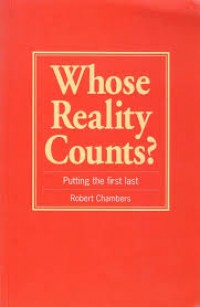 Whose reality counts? Putting the first last.