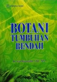 Botani tumbuhan rendah.