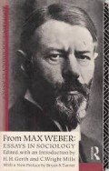 From Max Weber; Essays in sociology.